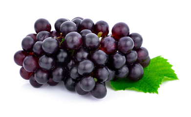grapes isolated on white background