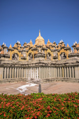 Fototapeta premium pagoda beautiful in Roi Et of Thailand