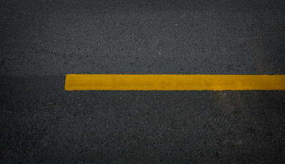 Fototapeta premium Road texture with one yellow