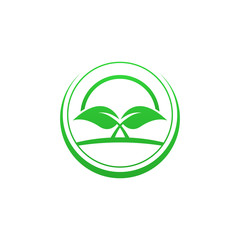 Vector abstract illustration - eco lifestyle concept