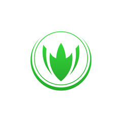 Obraz premium Vector abstract illustration - eco lifestyle concept