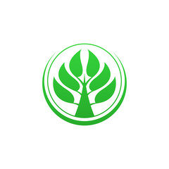 Vector abstract illustration - eco lifestyle concept