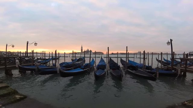 Venice, Italy, Venice gondola. Grand Canale, San Marko square, Venice.