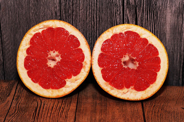 Fototapeta na wymiar Sweet grapefruit, juicy and fresh, food