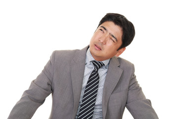 疲れたビジネスマン
