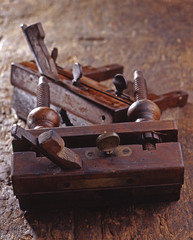 Outils du bois / Bouvet à deux pièces / Menuisier