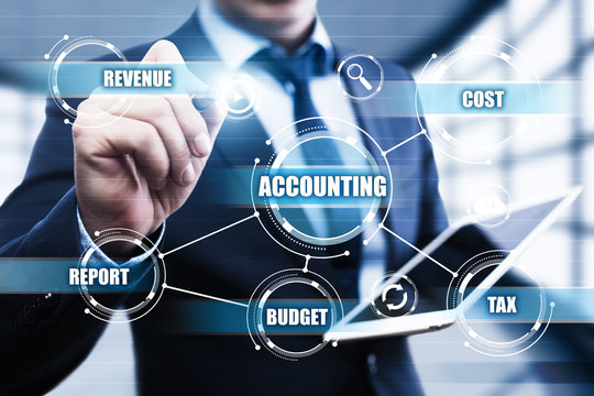 Accounting Analysis Business Financing Banking Report concept