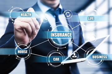 Insurance Life House Car Health Travel Business Health concept