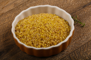 Raw bulgur