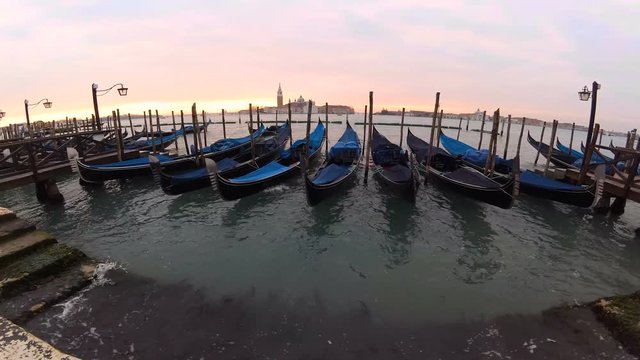 Venice, Italy, Venice gondola. Grand Canale, San Marko square, Venice.