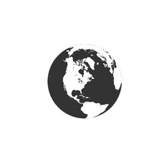 earth, globe, icon, vector