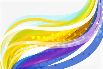 Flowing abstract background