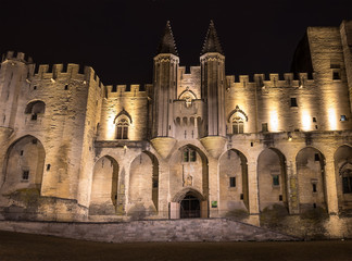 Fototapeta na wymiar Avignon pope palace