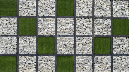 Square frame of wall background.