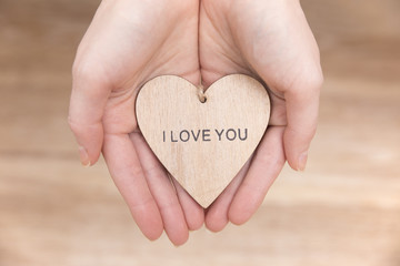 Fototapeta premium heart in hand 