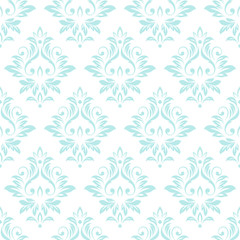 Vintage damask wallpaper