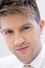 Portrait of a young handsome man