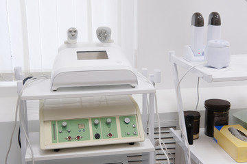 Close up cosmetology equipment