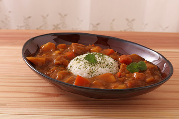 おいしそうなカレーライス
