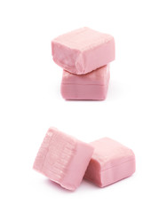 Chewing gum candy isolated