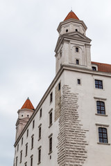 Fototapeta na wymiar Towers of Bratislava Castle