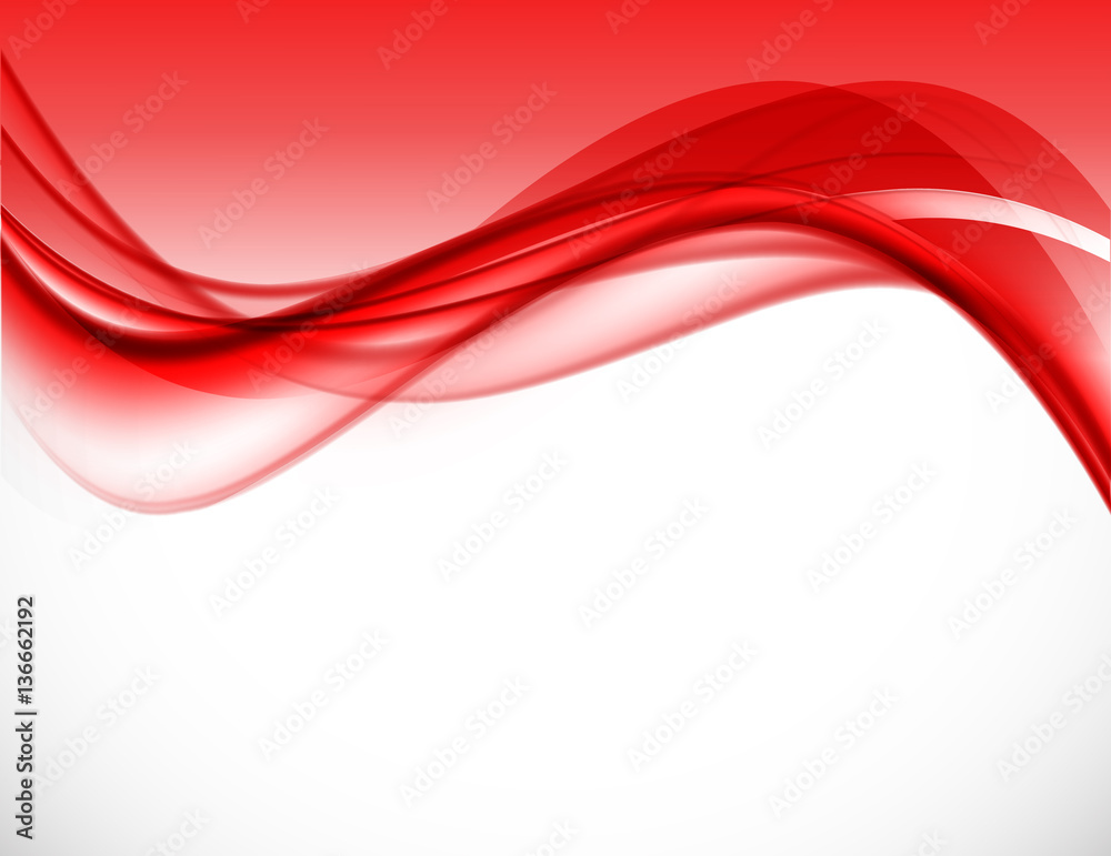 Aufkleber Abstract dynamic wavy design background