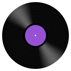 typical vinyl record