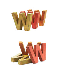 World wide web acronym isolated