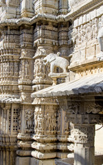 temple Dzhagdish Udaypur India part of the building

