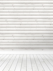 Modern bright interior . 3D rendering