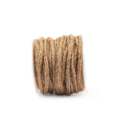 Decorational rope string on a bobbin