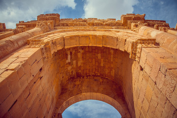Roman ruins, ancient Roman city of Jerash, Jordan
