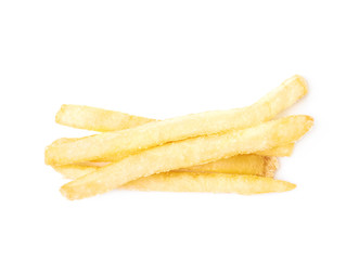 Naklejka na ściany i meble Few potato french fries isolated