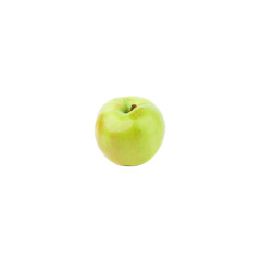 Green fresh apple, isolated on the white