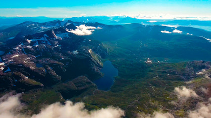 Aerial view, Norway