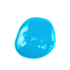 Puddle of paint isolated