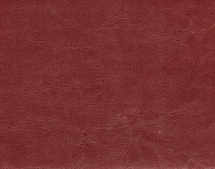Fototapeta premium Dark red leather texture.