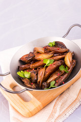 Roasted King Oyster Mushrooms