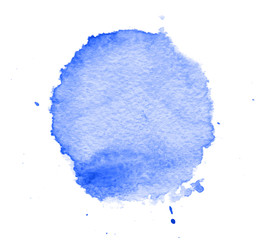 Colorful abstract watercolor texture with splashes and spatters. Modern creative watercolor background for trendy design.