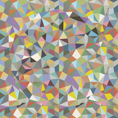 Fototapeta premium Abstract seamless pattern. Geometric backdrop. Polygonal crystal texture. Triangular .