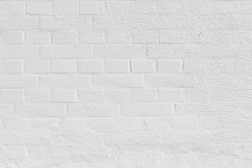 Ziegelstein Textur in weiß