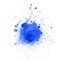 Obraz premium Colorful abstract watercolor texture with splashes and spatters. Modern creative watercolor background for trendy design.