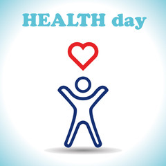 Health day. Vector, illustration, eps10.