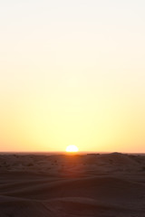 Sunrise in the Sahara desert 04