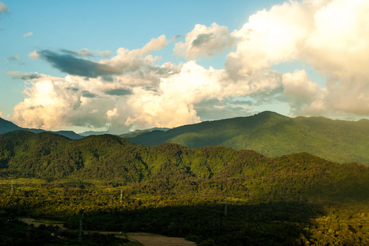Sunset on Vang Vieng, Laos