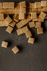 background of sugar cubes