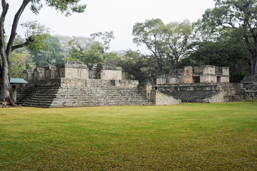 Fototapeta na wymiar The Mayan ruins of Copan