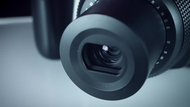4K Technology Background of Camera Releasing Lenses