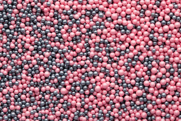 Multicoloured sweet sugar balls. Small ball pattern.