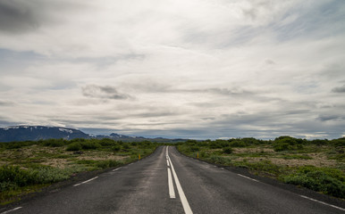 Fototapeta na wymiar Icelandic scenic ring road